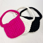 Plush Fashion Hub quilted carry-all cross body bag with adjustable strap and spacious interior, stylish for everyday use.