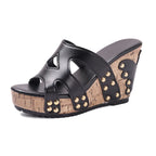 Open toe wedge sandals by Shopimist featuring a stylish design and comfortable heel, perfect for warm-weather outfits.