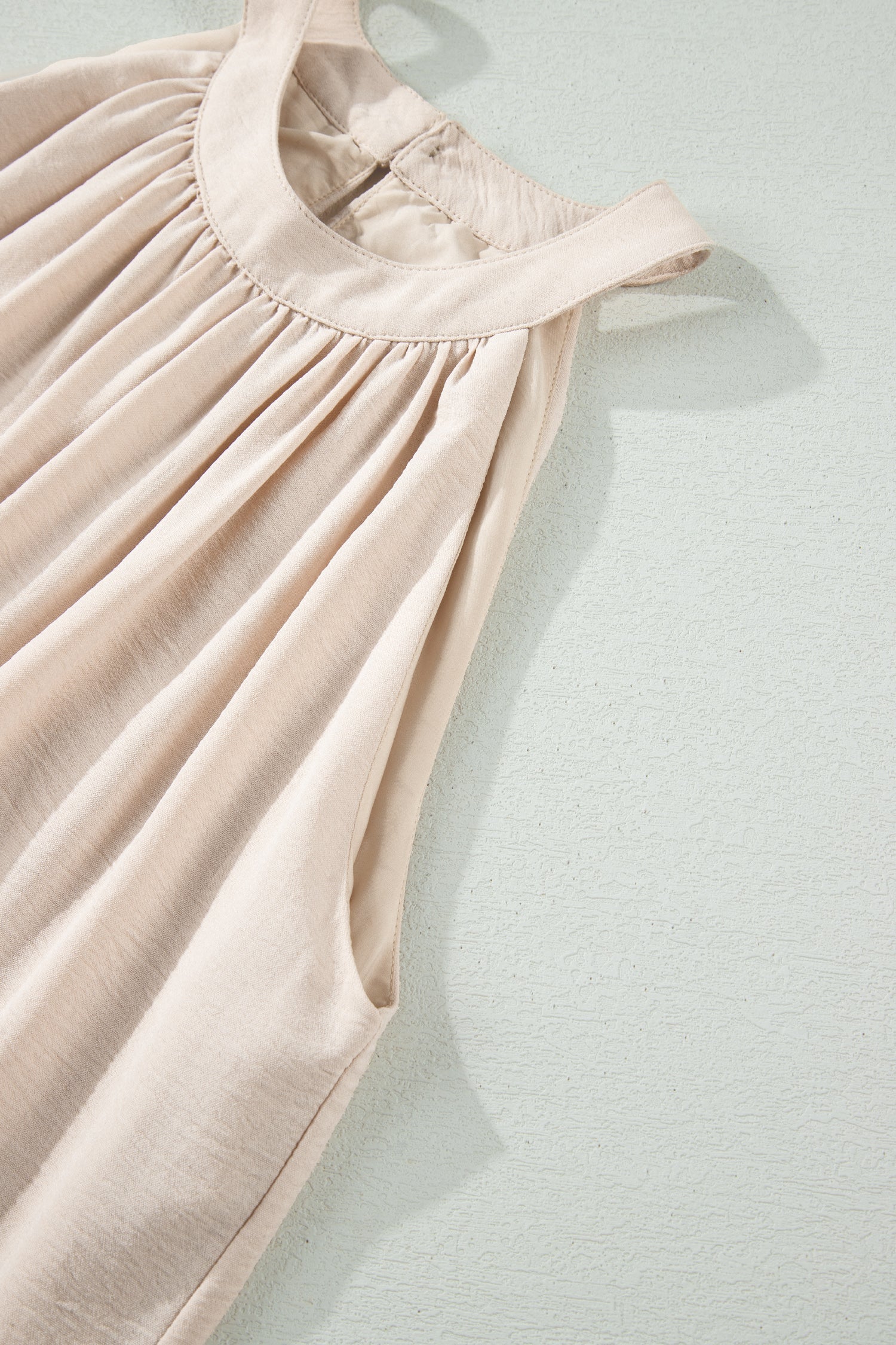 Ensley Loose Halter Summer Maxi Dress by Threaded Pear, flowing lightweight fabric, halter neckline, perfect for warm weather wear.
