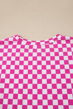 Threaded Pear Elisa Print half sleeve lounge set featuring a comfortable, stylish loungewear top with a vibrant print.