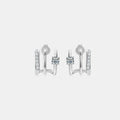 Moissanite 925 Sterling Silver Earrings