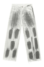 Men's contrast loose denim jeans by Trendsi, featuring relaxed fit and stylish design, shown in the product image.