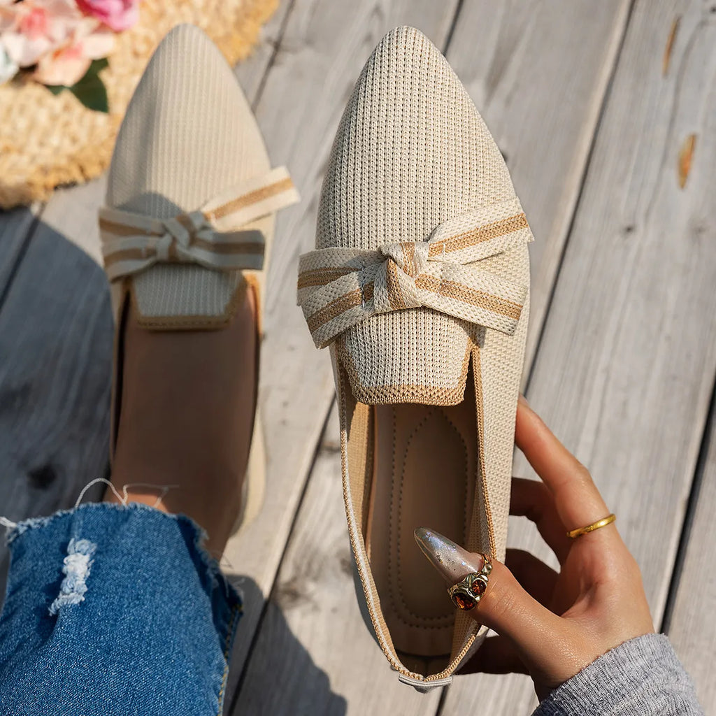 Shopimist point toe flats slip-ons with sleek design, featuring a smooth upper and comfortable sole for stylish everyday wear.