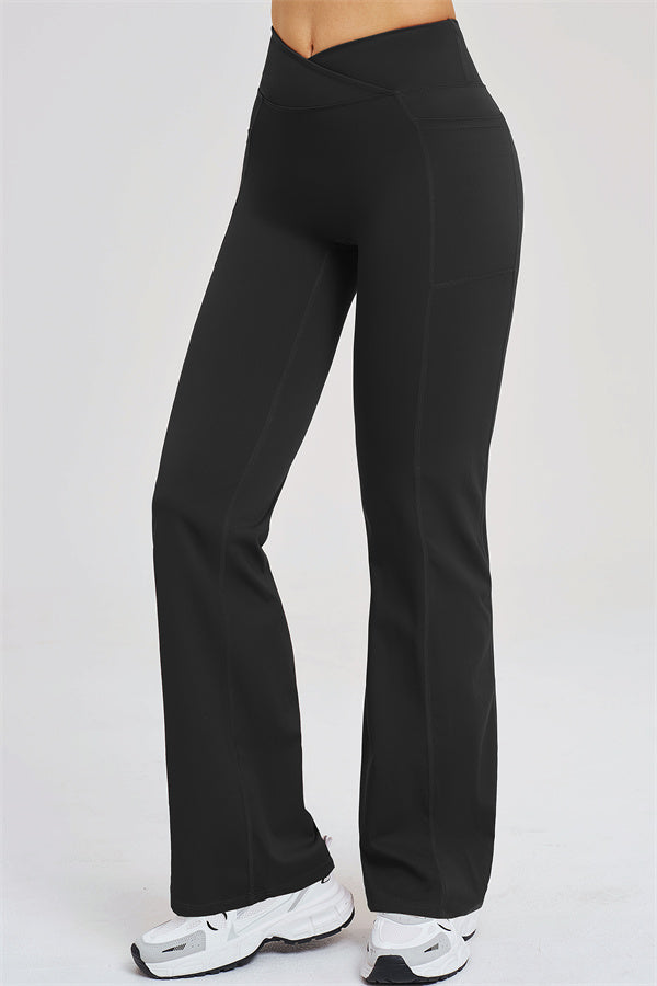 Fitglutes Activewear Sizzle T-shirt and flared leggings 2-piece set, stylish gymwear for workout and active lifestyle.
