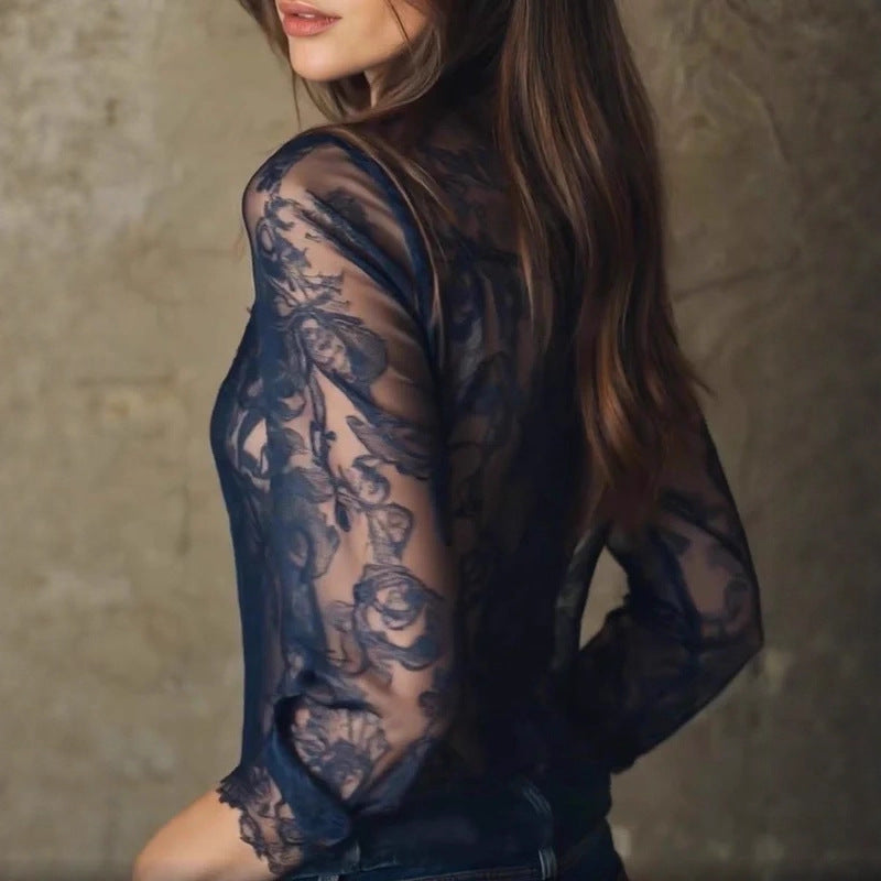 Women’s minimalist long sleeve casual top by Plush Fashion Hub, featuring a simple, stylish design for everyday wear.