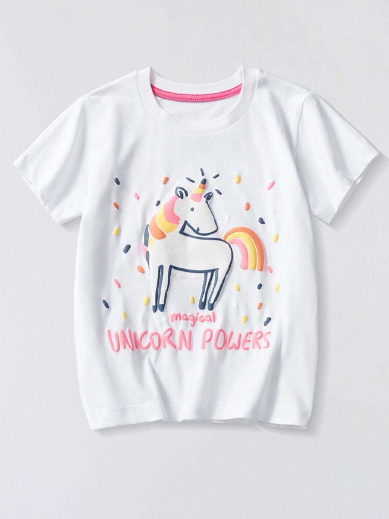 Children's Magical Unicorn Powers Graphic Tee - Plush Fashion Hub