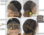 Cornrow Braid Wig - 13x6 Lace Frontal - Laraba - Plush Fashion Hub