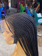 Cornrow Braid Wig - 13x6 Lace Frontal - Laraba - Plush Fashion Hub