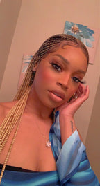 Cornrow Braid Wig - 13x6 Lace Frontal - Laraba - Plush Fashion Hub