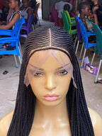 Cornrow Braid Wig - 13x6 Lace Frontal - Laraba - Plush Fashion Hub