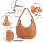 Spliced casual crossbody bag for women by Plush Fashion Hub, featuring a stylish design and adjustable strap.