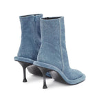 Plush Fashion Hub cowboy round toe high heels boots featuring a classic Western style and brown leather finish.