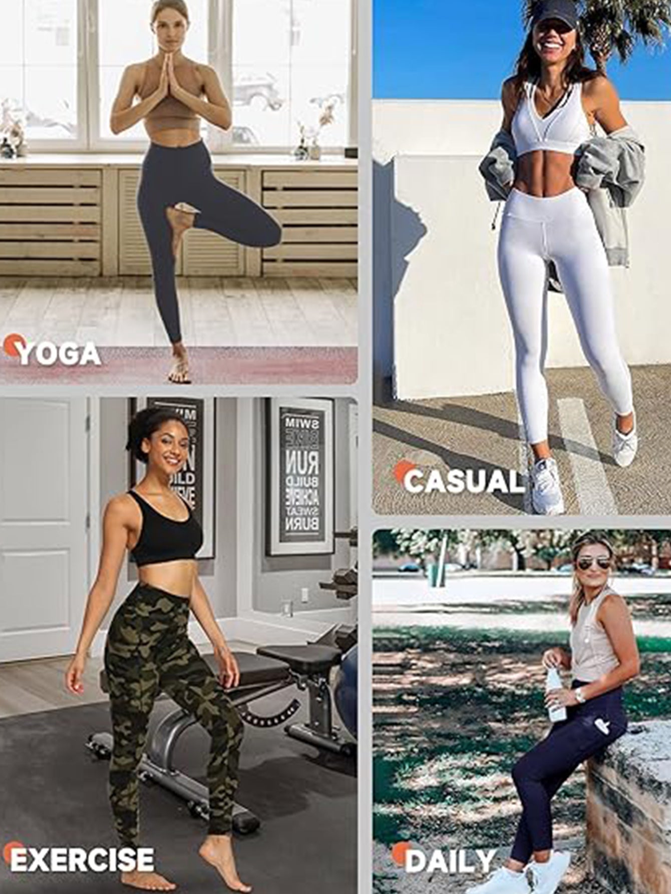 Black and white barcode print cropped high-waisted activewear leggings from Plush Fashion Hub, showing the fitted waistband and stylish design.