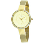 Christian Van Sant Women's Reign watch with a sleek design and silver-tone band, featuring a round face with minimalist details.