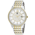 Christian Van Sant Women's Carla watch with a sleek round face and leather strap, showcasing elegant design and craftsmanship.