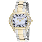 Christian Van Sant Women's Bianca watch with a sleek design and silver-tone band, displayed on a neutral background.