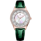 Christian Van Sant Women's Luna watch featuring a sleek silver band and minimalist dial, stylish accessory for women.