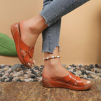 Open toe wedge sandals by Shopimist featuring beige straps and a cork platform, perfect for summer casual wear.
