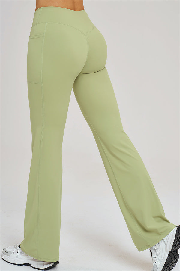 Fitglutes Activewear Sizzle T-shirt and flared leggings 2-piece gym set, featuring a T-shirt and matching flared leggings for workout attire.