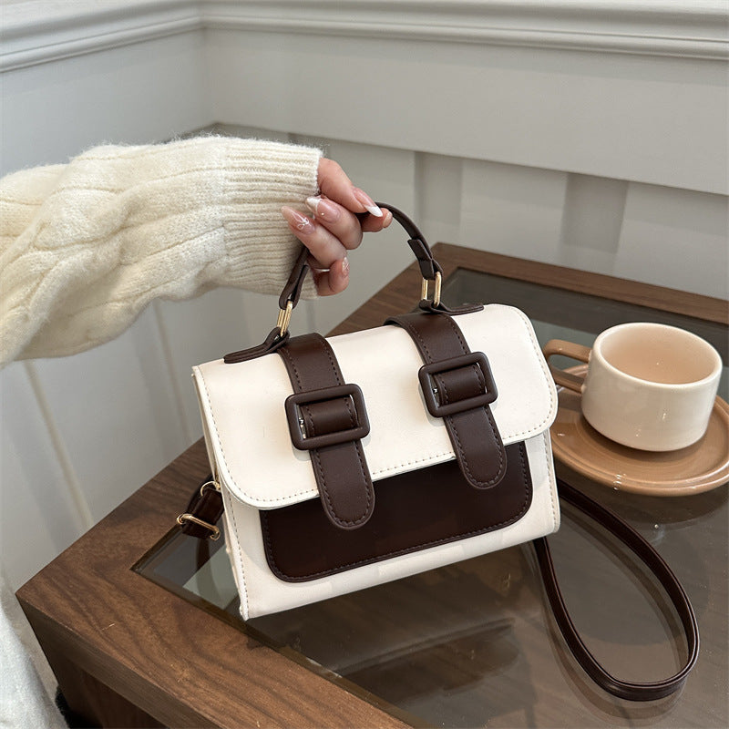 Stylish small square underarm crossbody bag with trendy design from LadyShow, perfect for versatile everyday use.