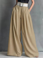 High-waisted wide-leg pants by Shopimist, featuring a relaxed fit and flowing fabric, displayed on a model against a neutral background.