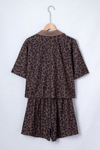 Emmy Printed 2-piece short set by Threaded Pear featuring a stylish pattern and comfortable fit, shown on a model.