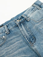 Men's loose fit jeans by Trendsi, showing front view with classic denim style and relaxed fit for casual wear.