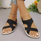 Shopimist crisscross mesh sandals featuring a stylish open-toe design with lightweight, breathable material.
