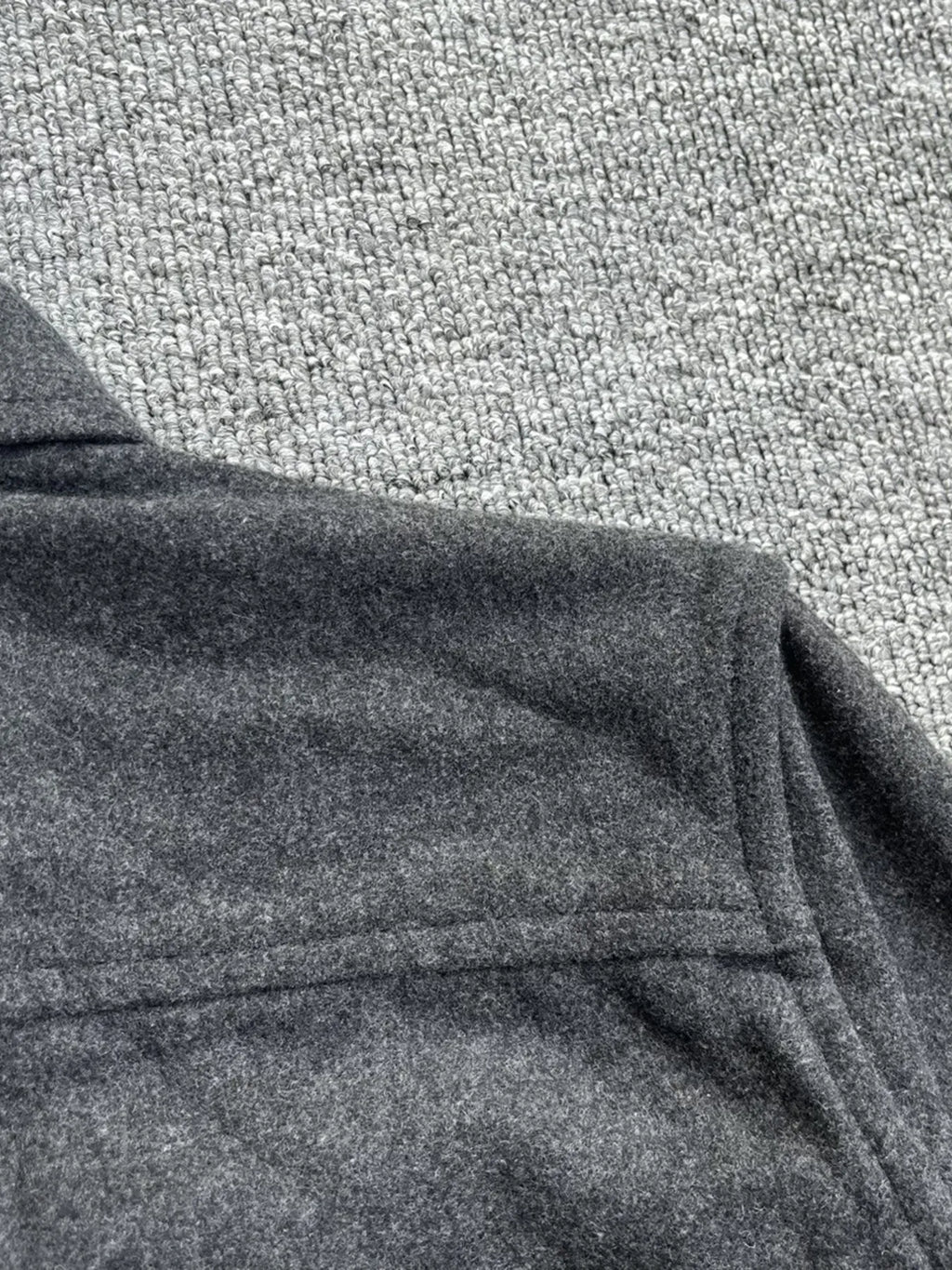 Men's long sleeve button-up shacket by Shopimist, featuring a casual and stylish design in a neutral color.