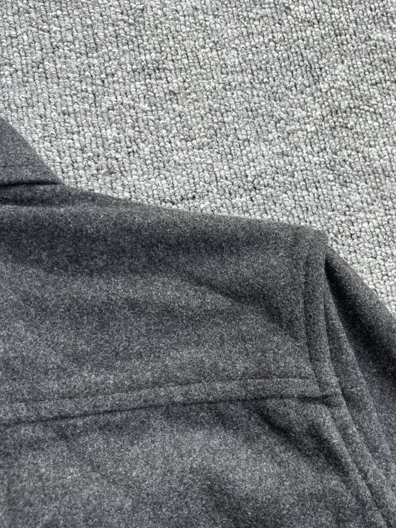 Men's long sleeve button-up shacket by Shopimist, featuring a casual and stylish design in a neutral color.
