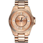 Juicy Couture Women's Stella watch with a sleek silver-tone band and round dial, stylish and elegant accessory for women.