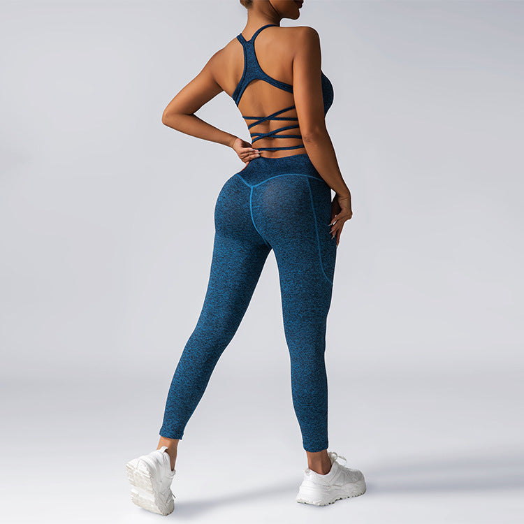 FitiqueFit athletic sports bra for running and activewear, shown in a comfortable, supportive design for women.