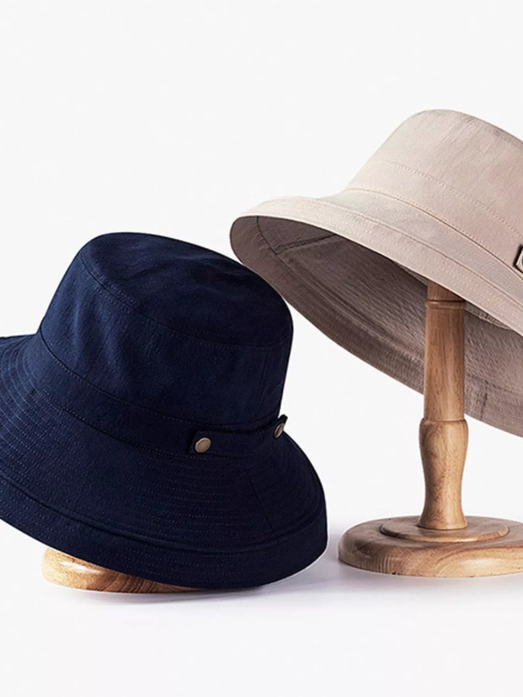 Trendsi classic cotton wide brim sun hat with breathable fabric, perfect for summer beach outings and outdoor sun protection.