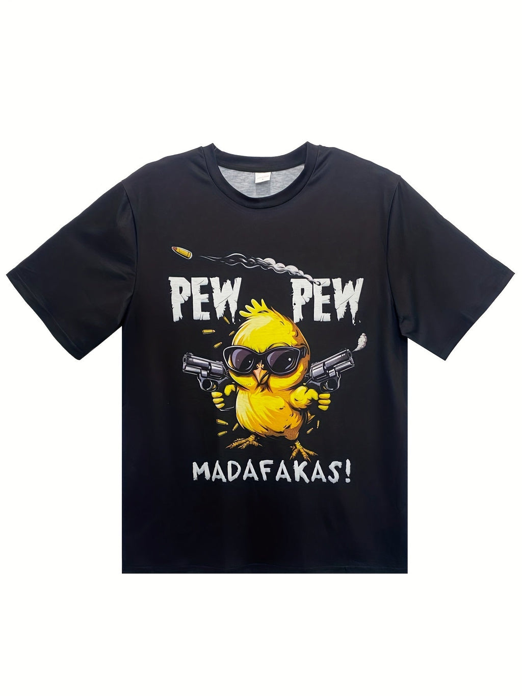 Men's streetwear shirt featuring a cool girl cartoon design by Plush Fashion Hub, showcasing vibrant graphic artwork.