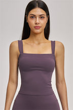 Fitglutes Activewear 2-piece set with tank top and shorts, ideal for gym workouts and sports activities, shown in the image.