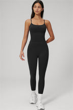 Fitglutes Activewear two-piece set featuring The Rapture tank top and matching leggings for gym and workout sessions.