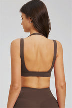 Fitglutes Activewear sports bra, zip jacket, and shorts 3-piece set for workout and gym activities, shown in the image.