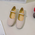 Women's vintage Mary Jane flats by FitiqueFit, showcasing classic leather pumps with rounded toes and adjustable ankle straps.