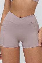 Fitglutes Activewear crop top and shorts 2-piece set, stylish gymwear for workouts, featuring a fitted crop top and matching shorts