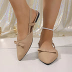 Shopimist point toe slingback sandals featuring sleek design, open toes, and comfortable straps for stylish summer footwear.