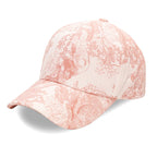Unisex floral print dome crown baseball cap by Plush Fashion Hub, featuring colorful floral designs on a classic hat style.