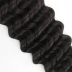 Deep Wave Bulk 100% Human Braiding Hair - Plush Fashion Hub