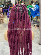 Destress Faux Locs Wig - Swiss Full Lace - Maryam - Plush Fashion Hub