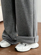 Simply Love casual high waist wide leg sweatpants with drawstring, comfortable and relaxed fit, shown in soft fabric.
