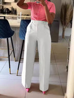High-Waisted Wide-Leg Pants