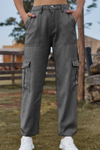 Plush Fashion Shop denim long jeans with front pocket, slim fit style, made from durable blue denim fabric.
