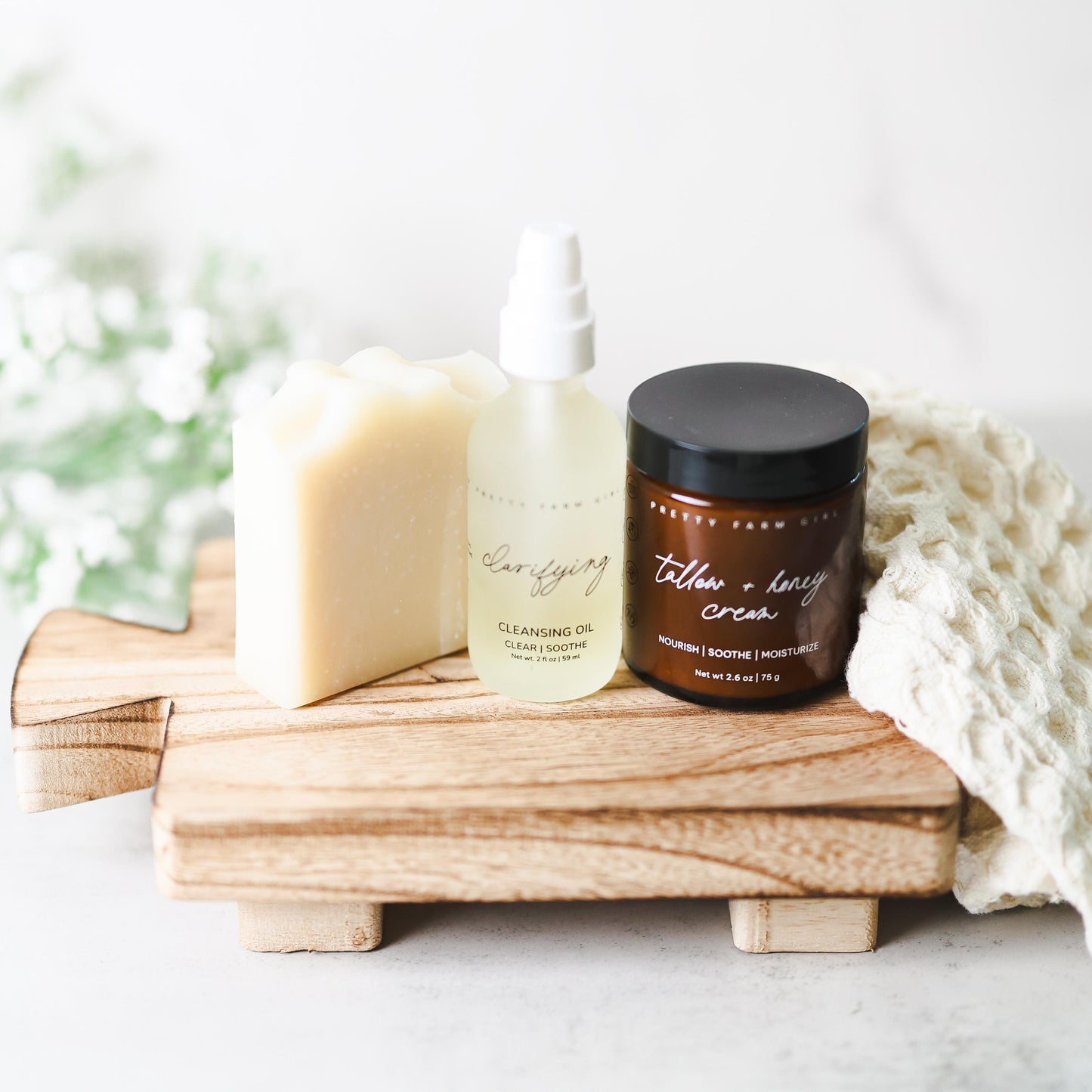 Double Cleansing Kit: Soothing Pretty farm girl
