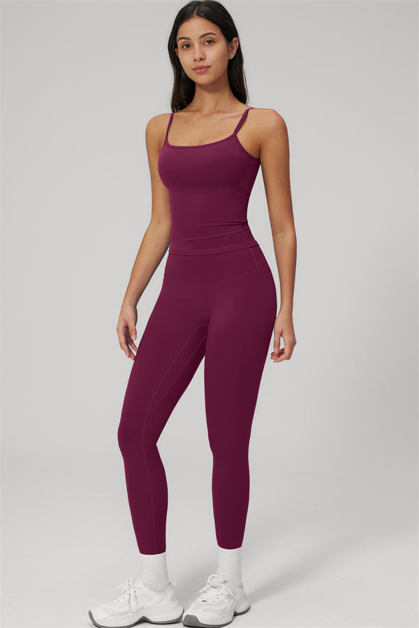 Fitglutes activewear Rapture tank top and leggings 2-piece set, stylish gymwear with a fitted tank top and matching leggings for workouts.