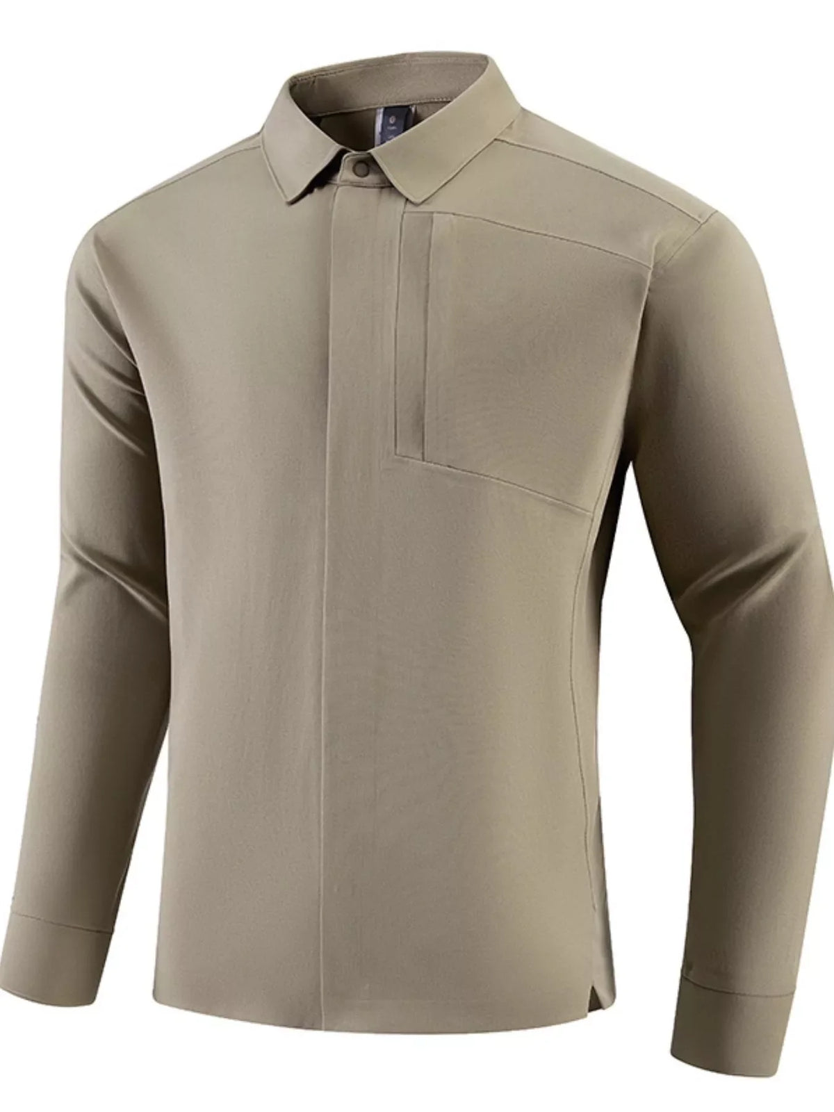 Men's plus size Slim Fit windbreaker jacket by Simply Love, long sleeve design with lightweight, water-resistant fabric.