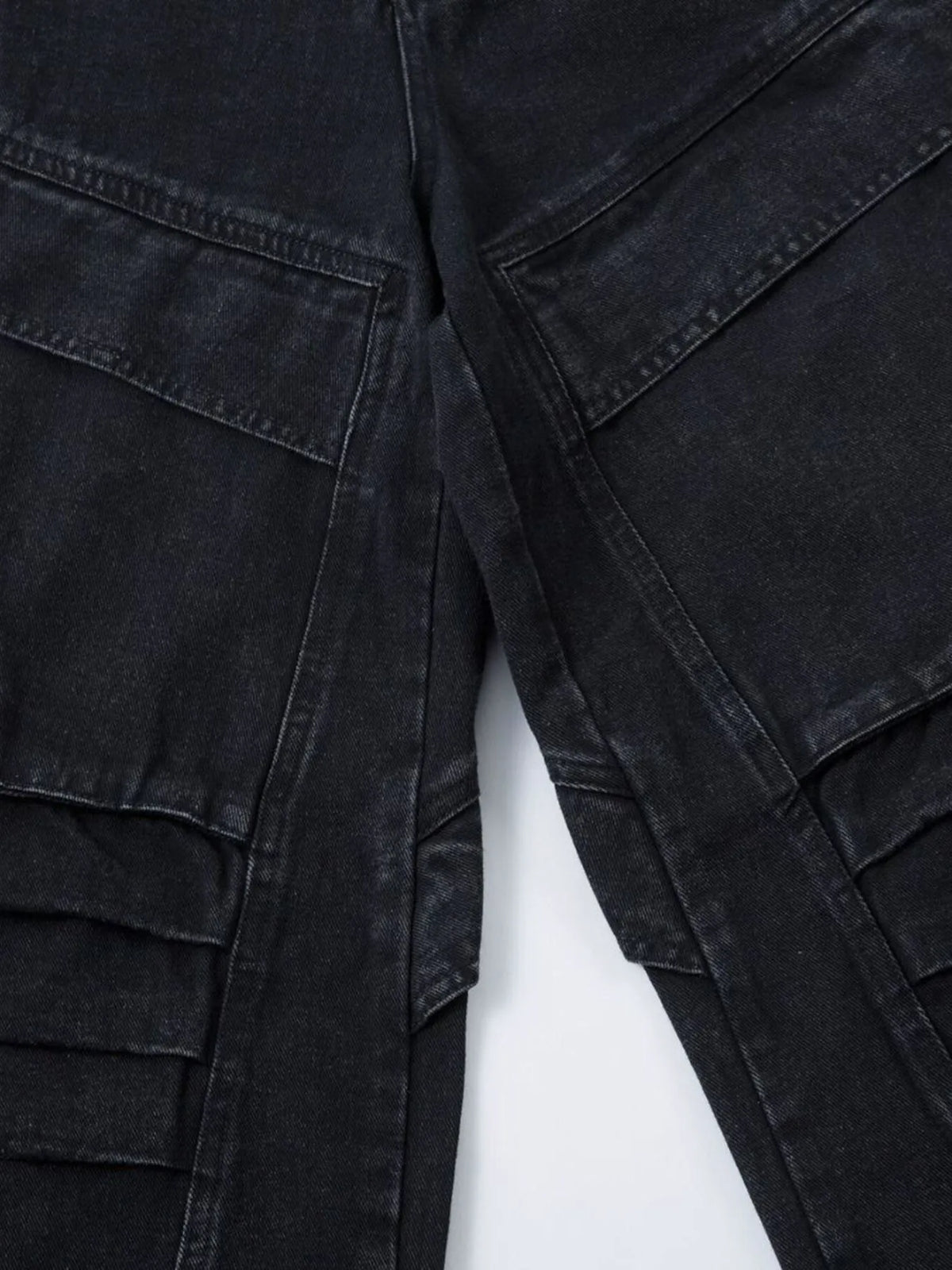 Men's wide leg denim jeans by Plush Fashion Hub, showcasing a relaxed fit and classic blue denim fabric.